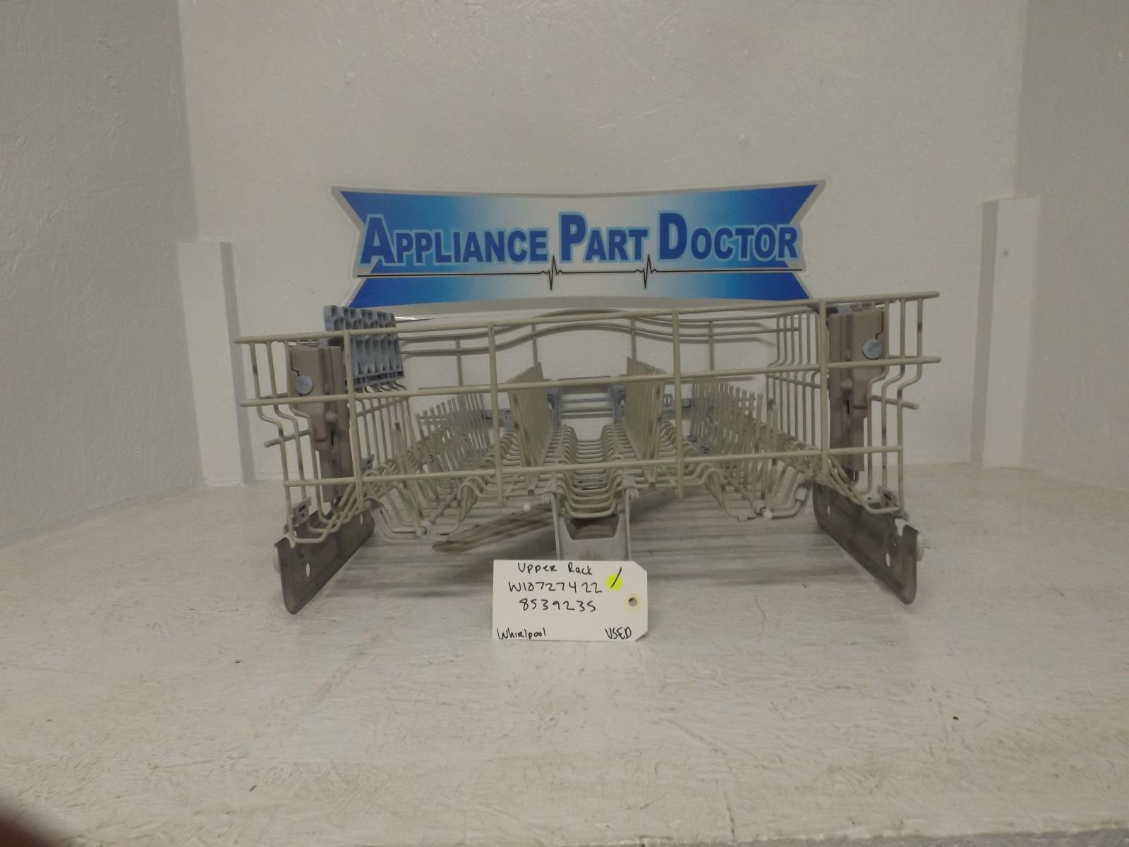 Whirlpool Upper Rack W10727422 8539235 Used Whirlpool Upper Rack W10727422 8539235 Used